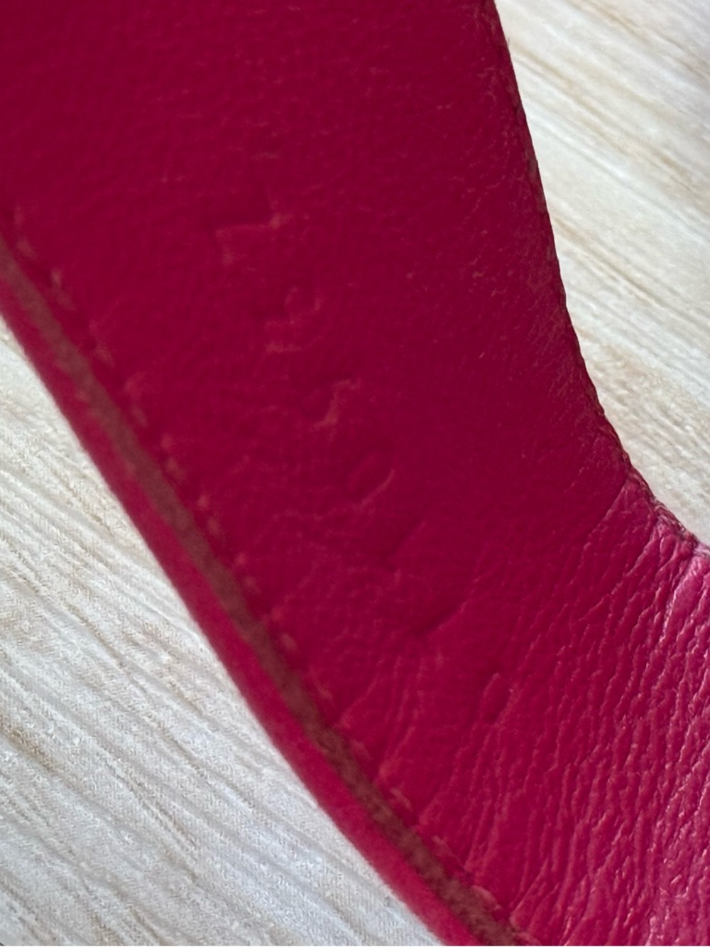 AUTHENTIC Hermes Oran Leather Pink Sandals - Picture 2 of 5